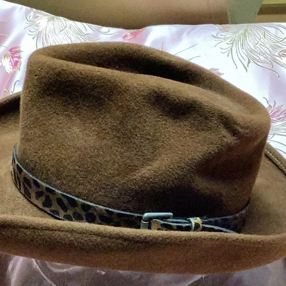 Womens vintage cowboy hat - Picture 3 of 7